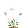 Shooting Star Flower Embroidered Art Object