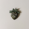 Vine Heart Embroidered Pin