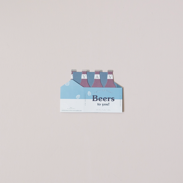 Beers To You Note Card