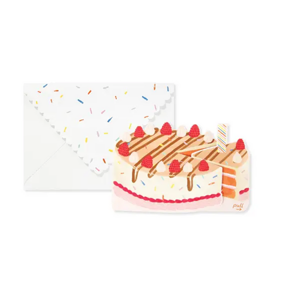 Birthday Cake Note Card