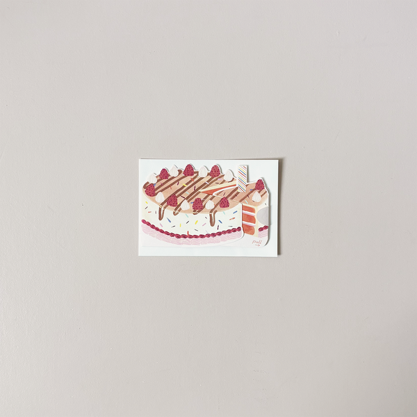 Birthday Cake Note Card