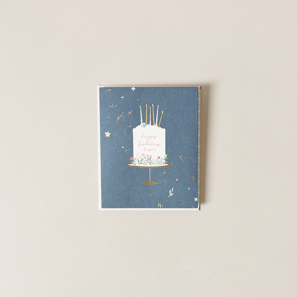Pop Up Birthday Cake Note Card