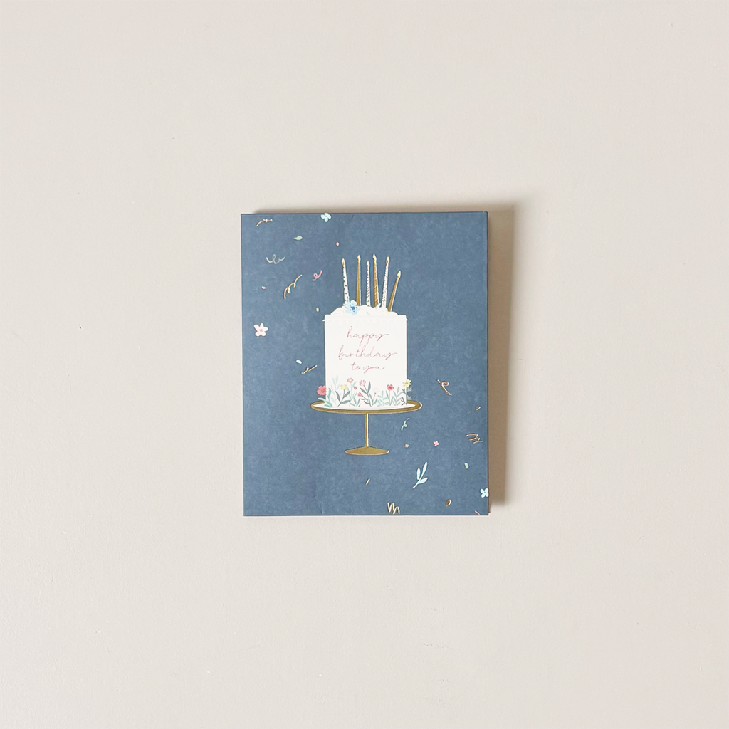 Pop Up Birthday Cake Note Card
