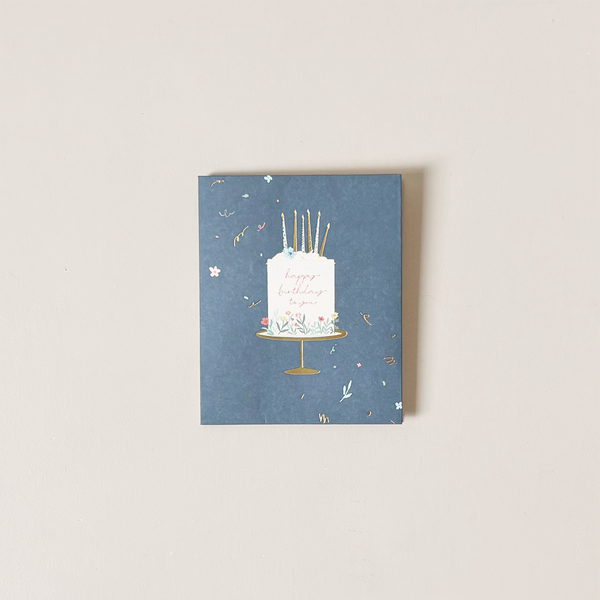 Pop Up Birthday Cake Note Card