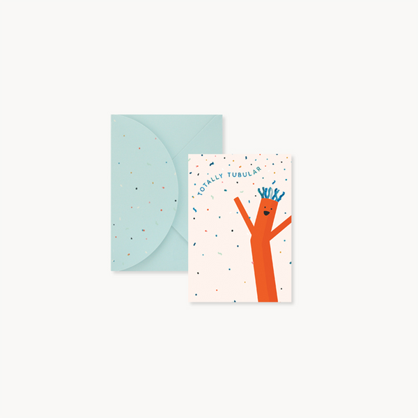 Totally Tubular Note Card