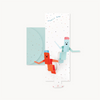 Totally Tubular Note Card