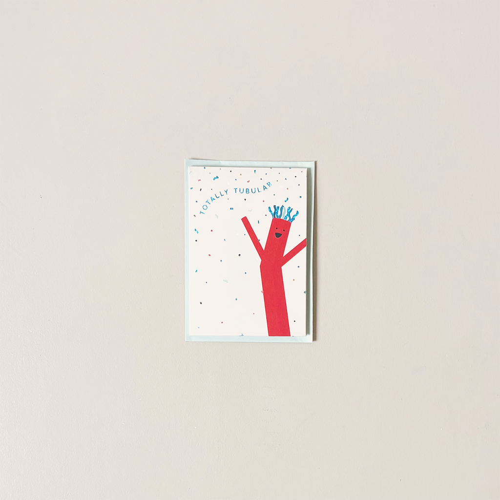 Totally Tubular Note Card