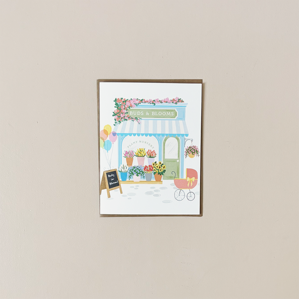 Baby in Bloom Note Card