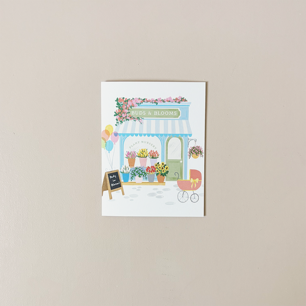 Baby in Bloom Note Card