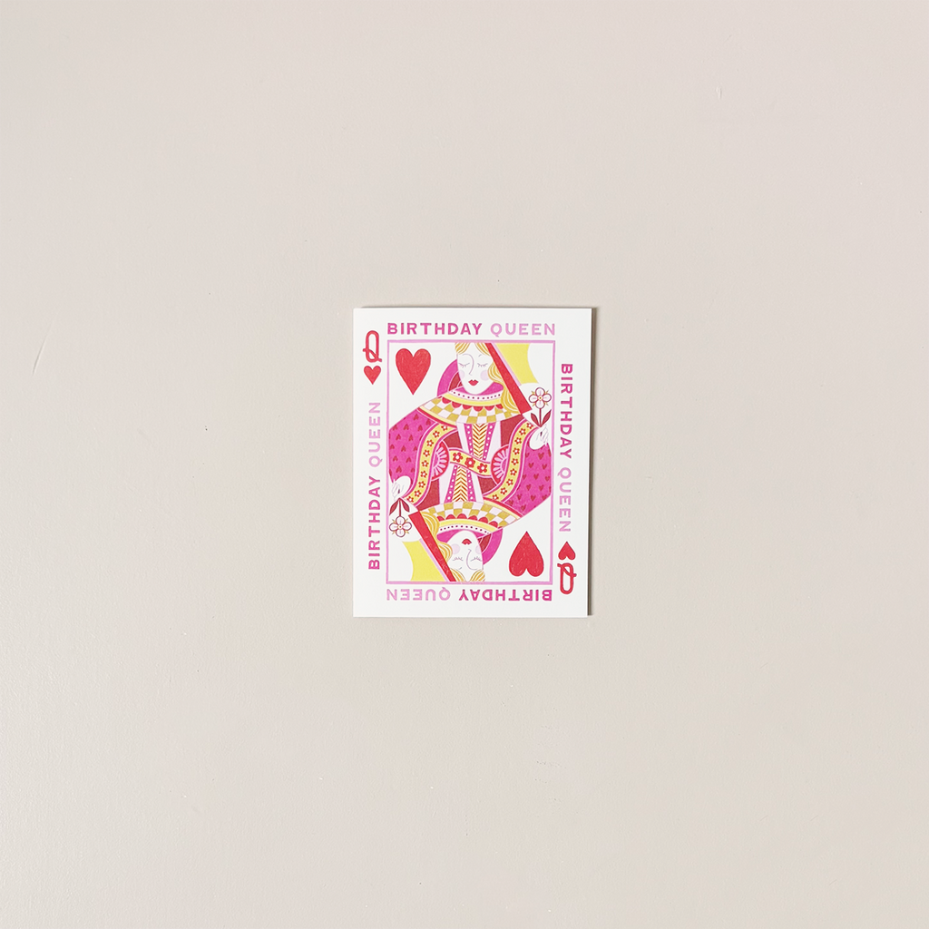 Birthday Queen Note Card