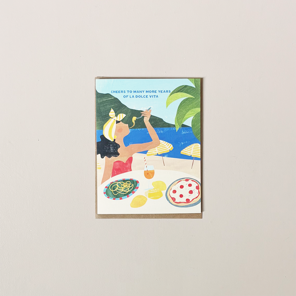La Dolce Vita Note Card