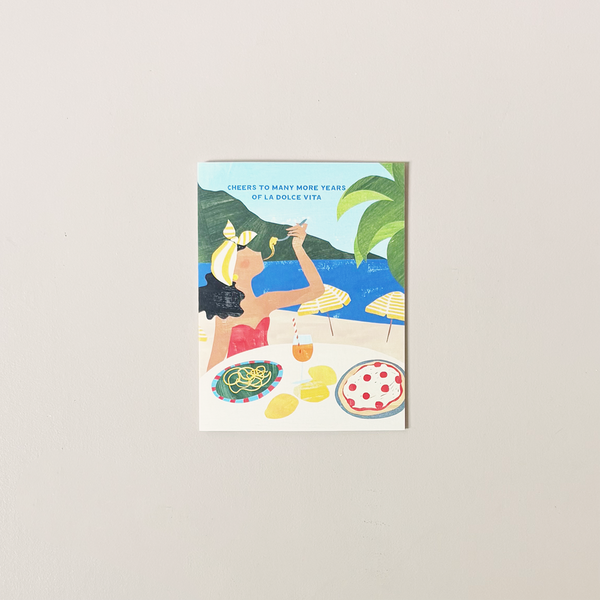 La Dolce Vita Note Card