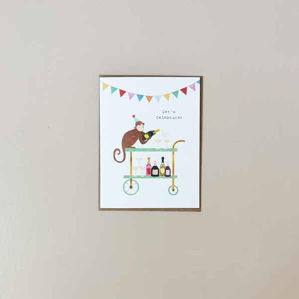 Monkey Bar Note Card