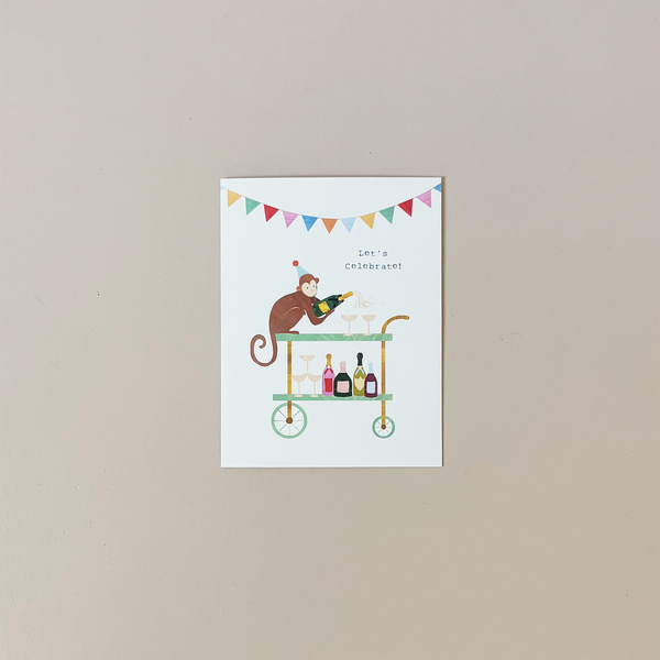 Monkey Bar Note Card