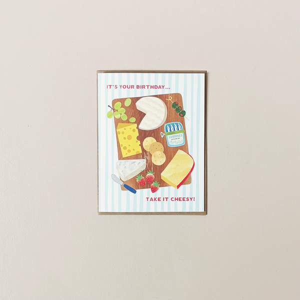 Take It Cheesy Note Card