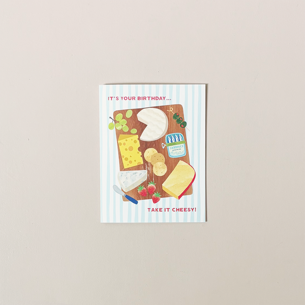 Take It Cheesy Note Card