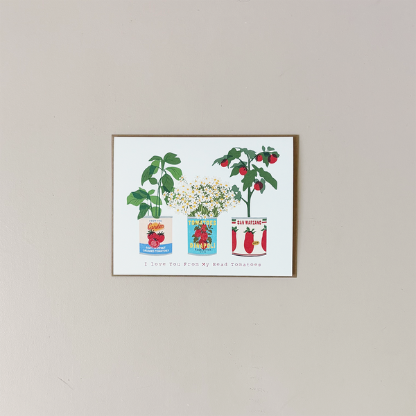Tomato Plant Love Note Card