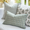 Ankara Celadon Moss Pillow Cover