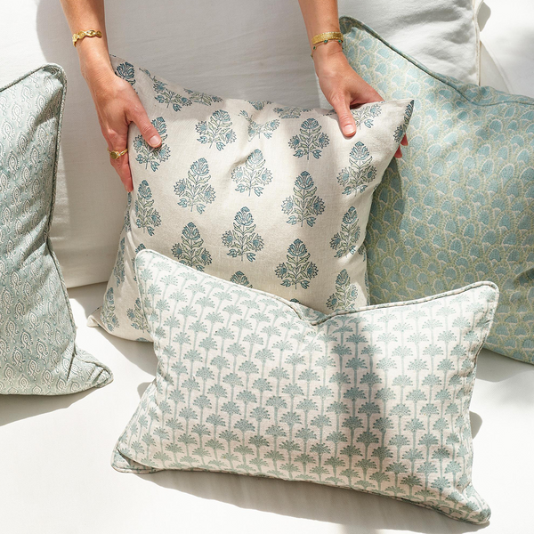 Ankara Cenote Pillow Cover