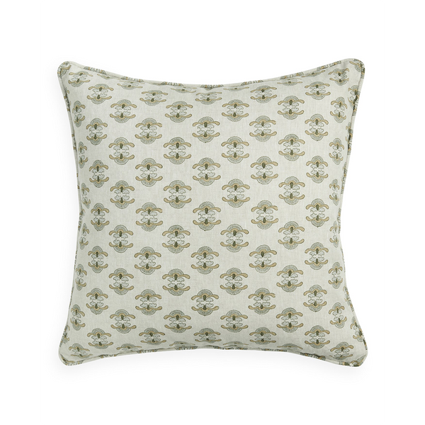 Fiore Khaki Pillow Cover 22" x 22"