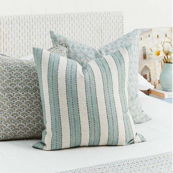 Madhavi Celadon Pillow Cover 22" x 22"