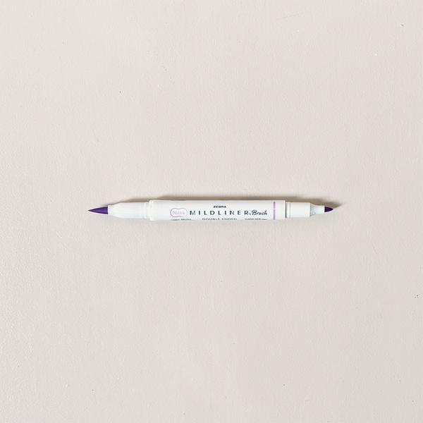 Mildliner Double Ended Brush Pen Magenta