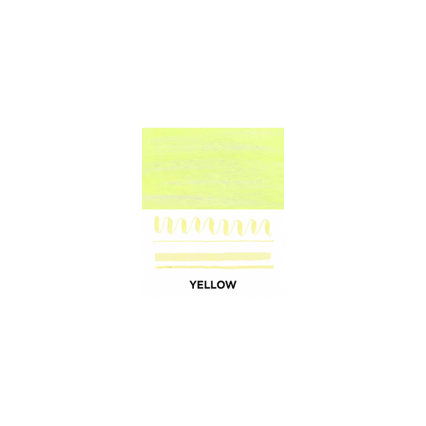 Mildliner Double Ended Brush Pen Yellow