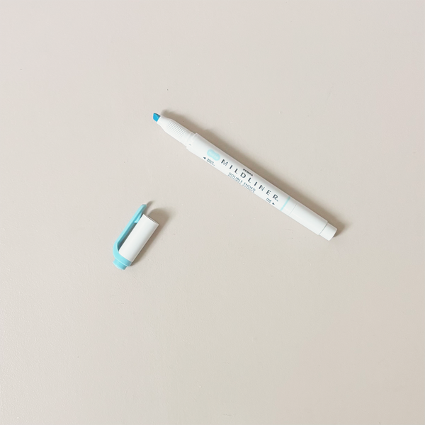 Mildliner Double Ended Highlighter Blue
