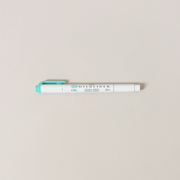 Mildliner Double Ended Highlighter Blue Green