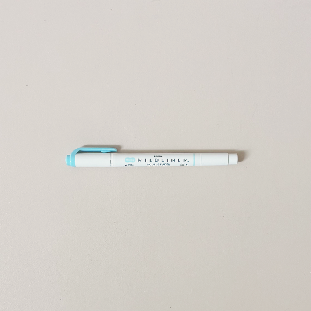 Mildliner Double Ended Highlighter Blue
