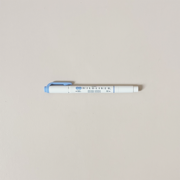 Mildliner Double Ended Highlighter Dark Blue