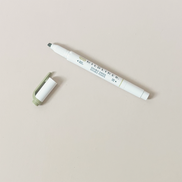 Mildliner Double Ended Highlighter Olive