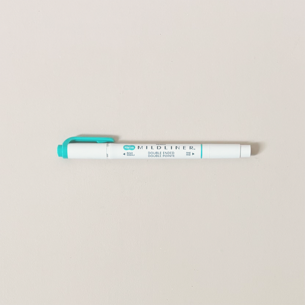 Mildliner Double Ended Highlighter Summer Green