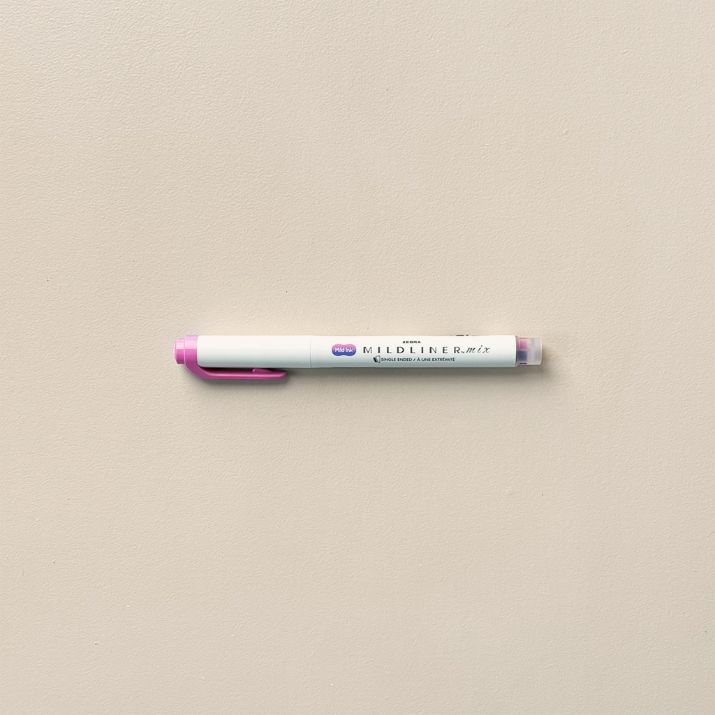 Mildliner Mix Highlighter Fuchsia Lavender