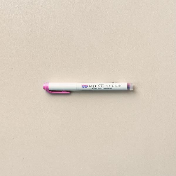 Mildliner Mix Highlighter Fuchsia Lavender