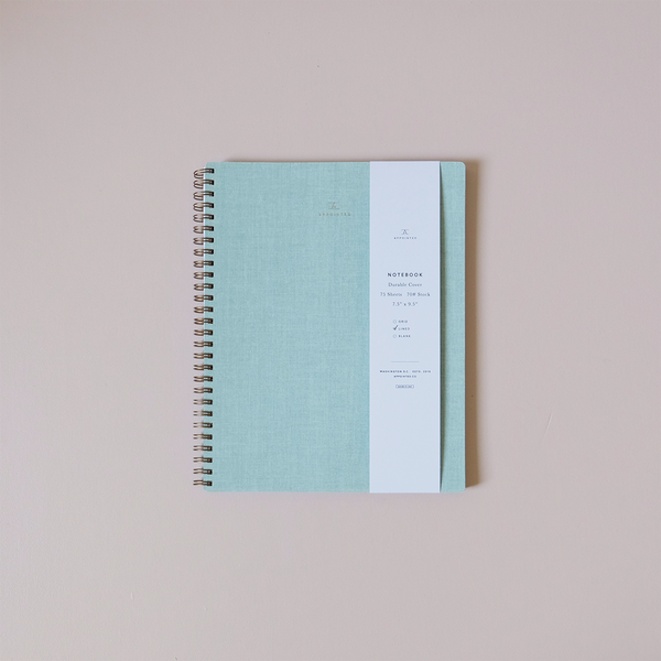 Mineral Green Notebook Lined