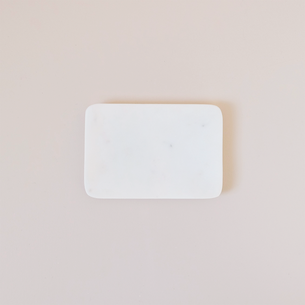 Rounded Marble Soap Dish