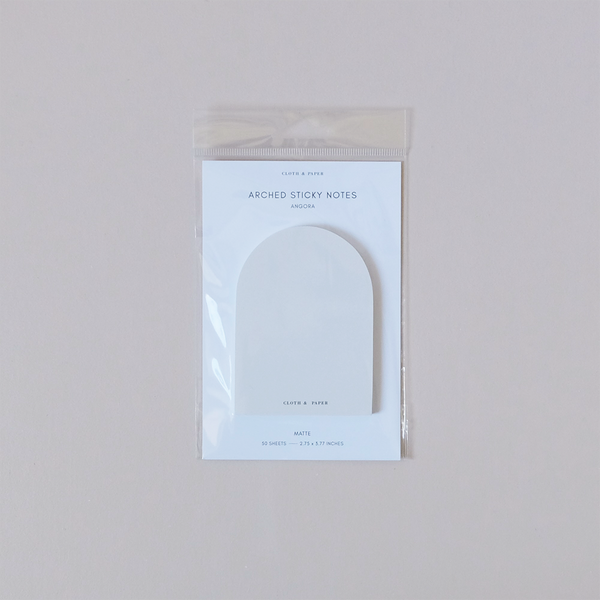 Arched Sticky Notes Angora