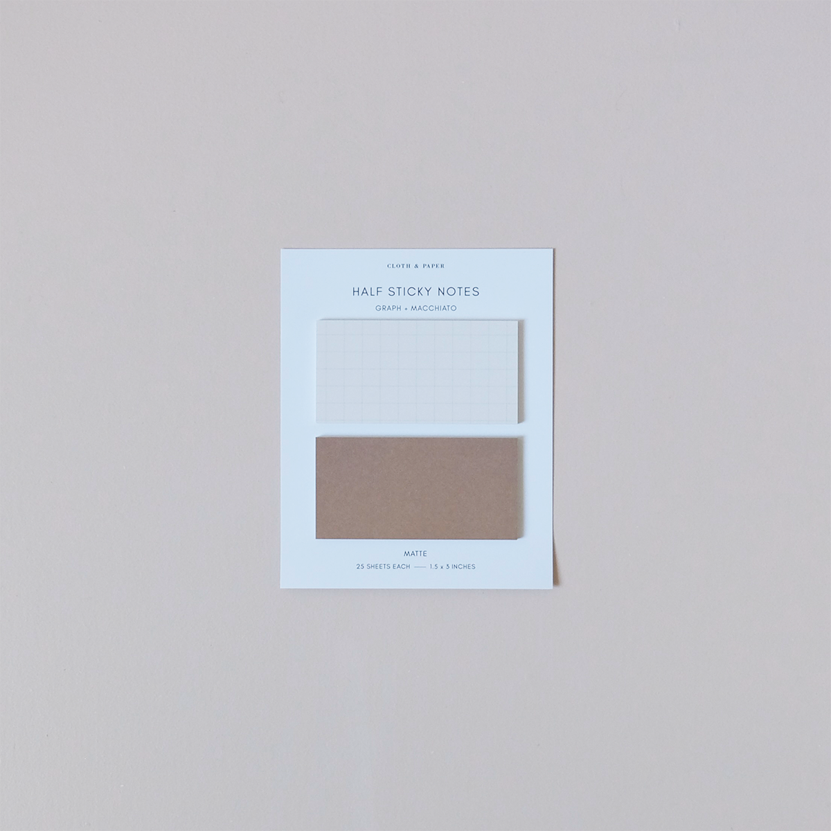 Half Sticky Notes Graph Macchiato – Holliday