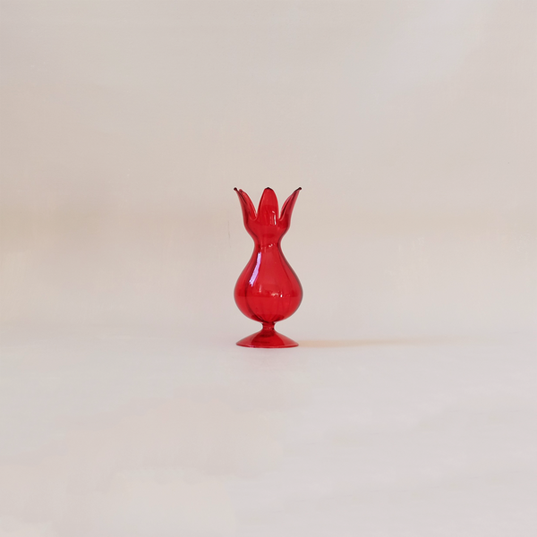 Bulb Vase Red