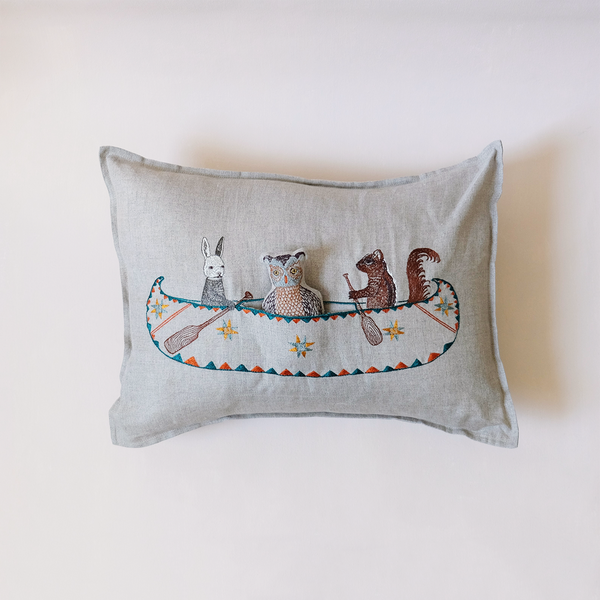 Friends Canoe Pocket Pillow