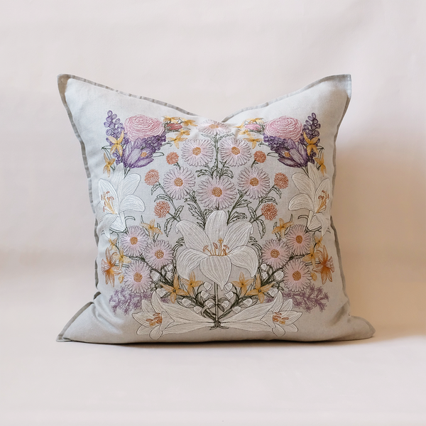 Lillies & Daisies Pillow