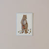 Mama Bear & Cub Embroidered Note Card