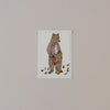 Mama Bear & Cub Embroidered Note Card