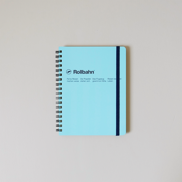 Spiral Notebook Large Sky Blue