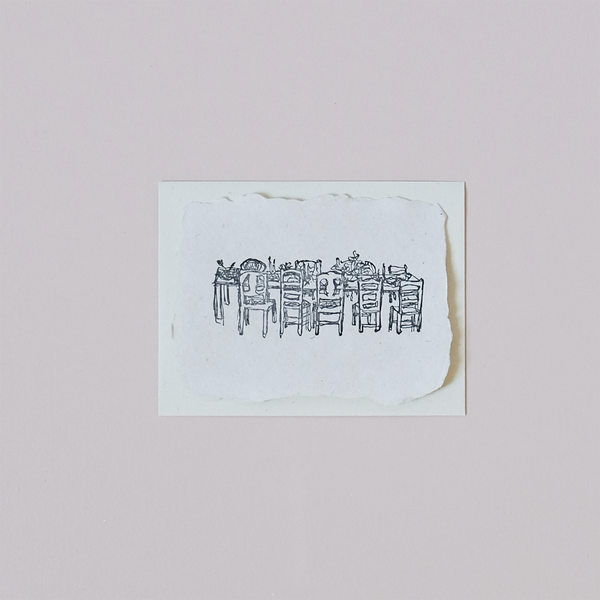 Banqueting Table Note Card