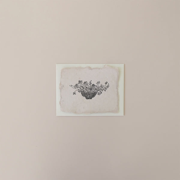 Bowl of Flowers Note Card