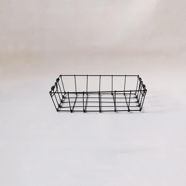 Iron Wire Desk Basket Small