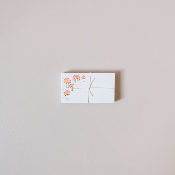 Neon Mushrooms Mini Card Set