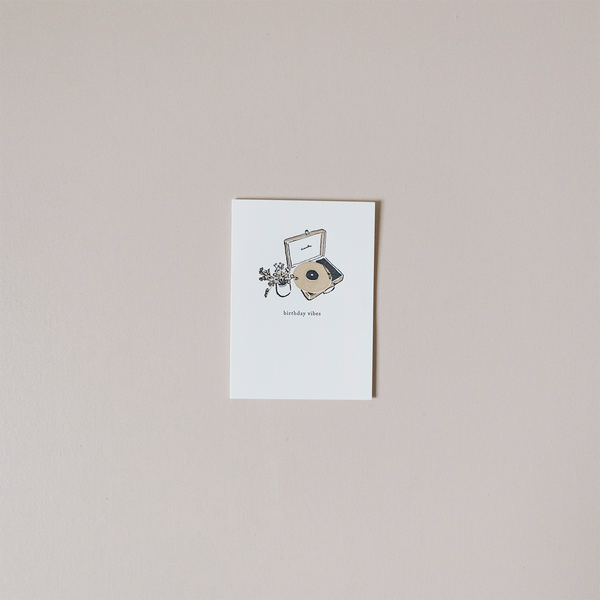 Birthday Vibes Note Card